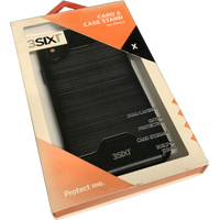 3SIXT Card & Case Stand for iPhone X Black
