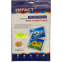 Impact Ink Jet Media Glossy Coated PET Film 10 Sheets A4 2880dpi 210x297mm