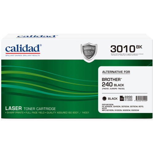 Calidad Ink Cartridge  Green Reuse Laser 3010 Black