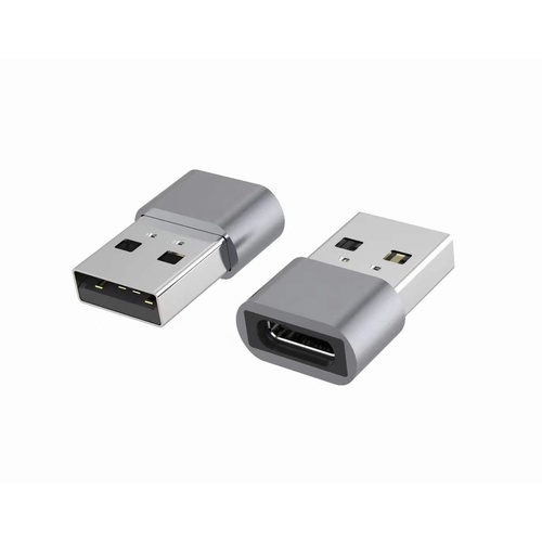 Astrotek USB-C to USB-A Type C Female to Type-A Male OTG Adapter 480Mhz For Laptop, Wall Chargers,Phone Sliver